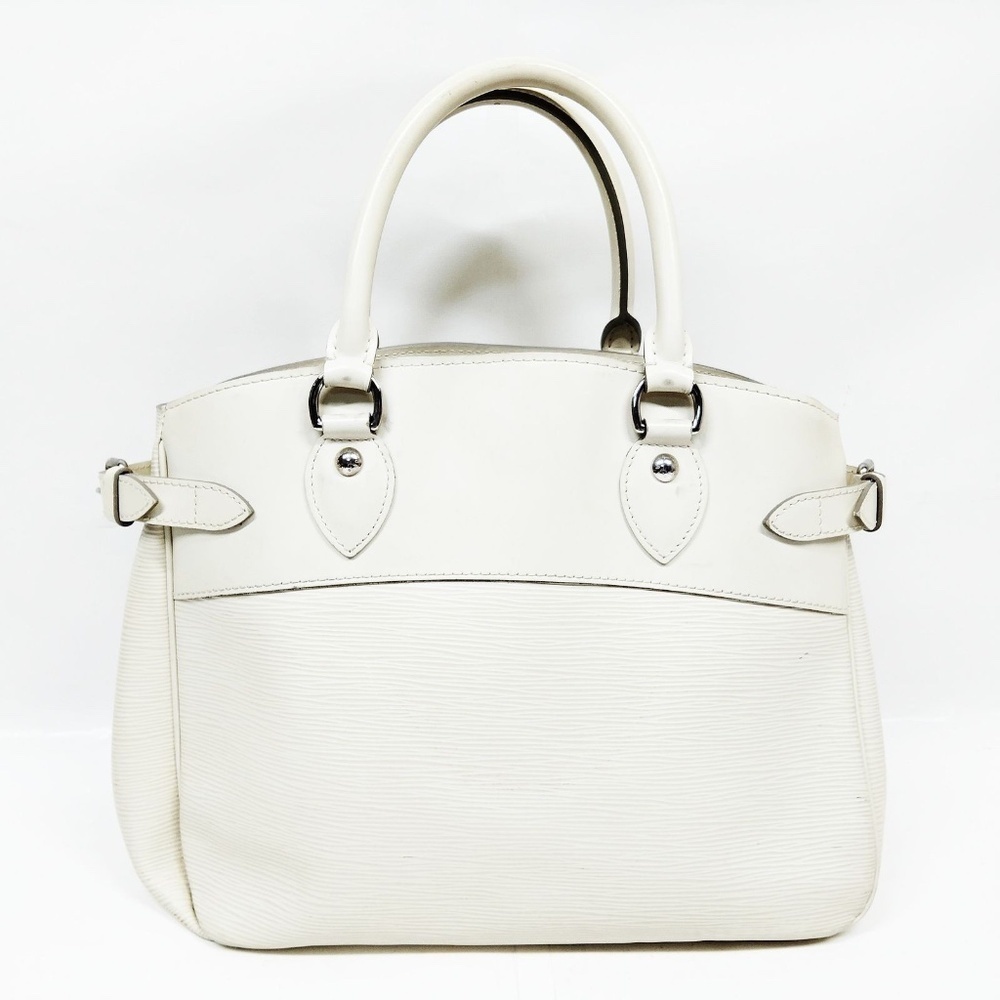 Louis Vuitton White Epi Leather Tote